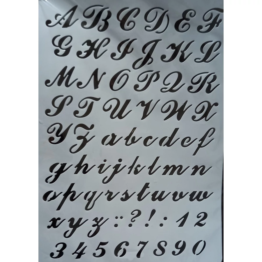 Betű stencil